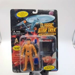 Star Trek Classic Movie Series Action Figure Lt   Sulu Playmates w Skybox Card